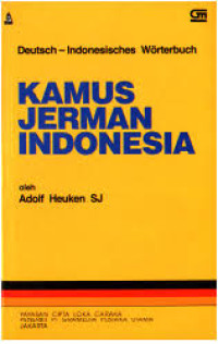 Image of KAMUS JERMAN INDONESIA